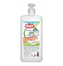 2τεμ Fast αλκοολούχο gel καθαρισμού χεριών 1lt